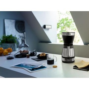 De'Longhi ICM16731 Προγραμματιζόμενη Καφετιέρα Φίλτρου 1200W Black